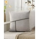thumbnail image 3 of Juego De 2 Fundas Chenille Con Lineas Gris, 3 of 3