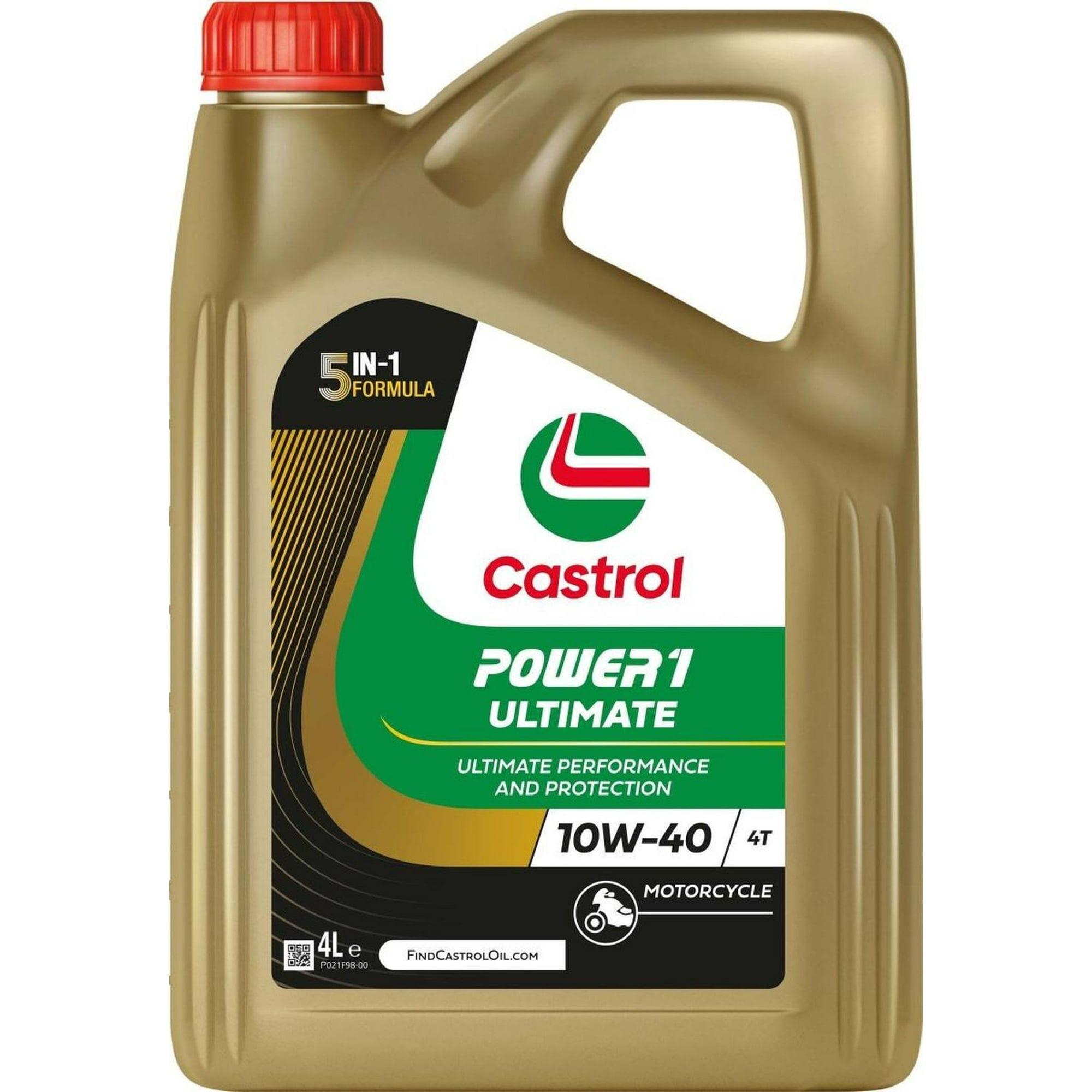 Aceite Moto 10w40 Power1 Ultimate 4t Castrol 4lt Sintético