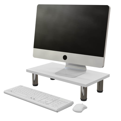 Bookstore - Soporte Monitor Simple - Blanco