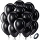 thumbnail image 1 of Globos de fiesta de látex Bezente negros de 30 cm, paquete de 100, 1 of 9