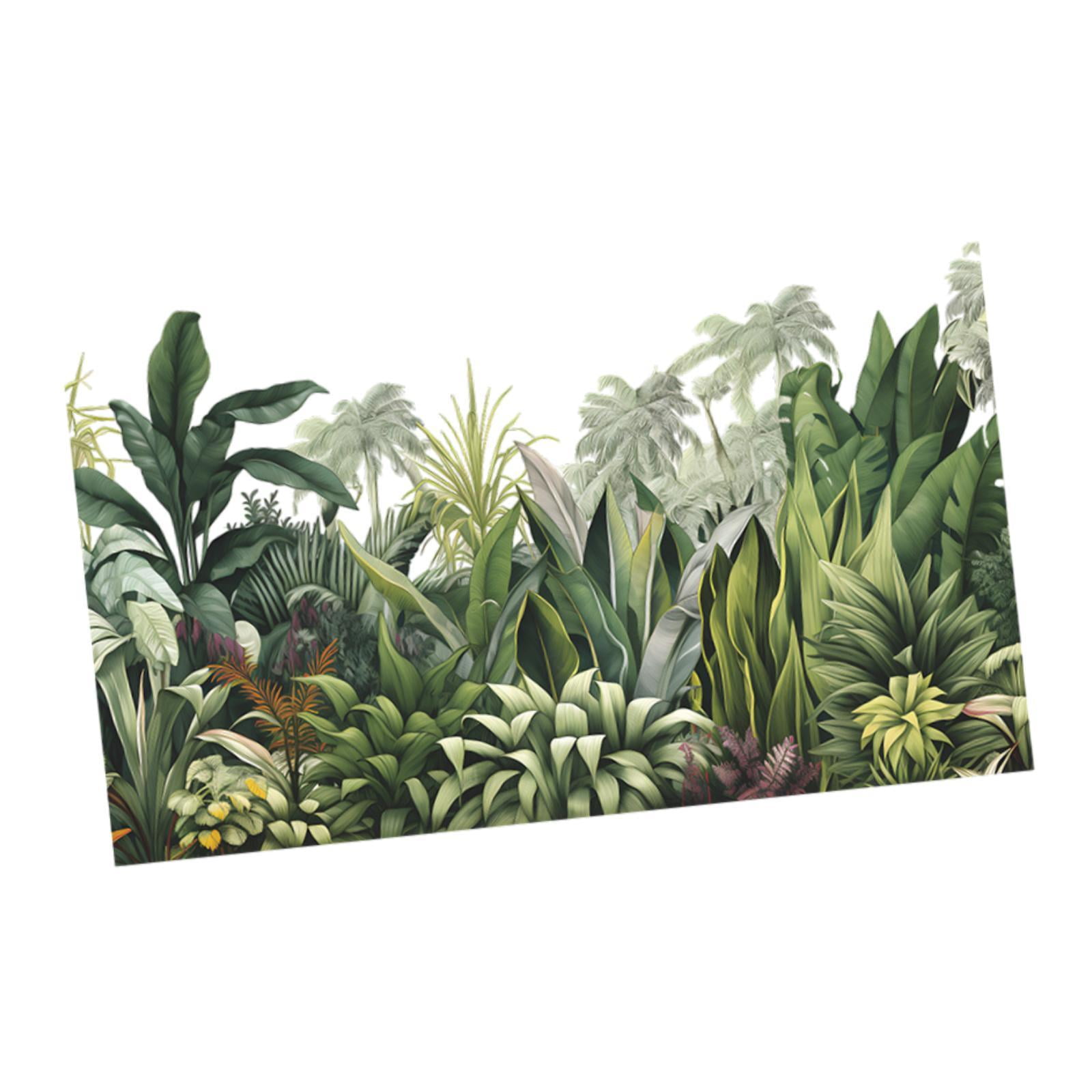 Bothyi - Calcomanías De Pared Con Plantas, Murales Decorativos Fáciles De Despegar Para La Cocina, La Oficina Y El Dormitorio