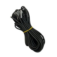 Ioensy - 4X Cable De Repuesto Para Silla De Patio, Universal, Para Tumbona De Exterior, Elástico, Color Negro