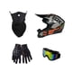 thumbnail image 3 of Casco De Bicicleta De Cara Completa Unisex Gorra Ventilación Transpirable Casco De Motocicleta M, 3 of 5