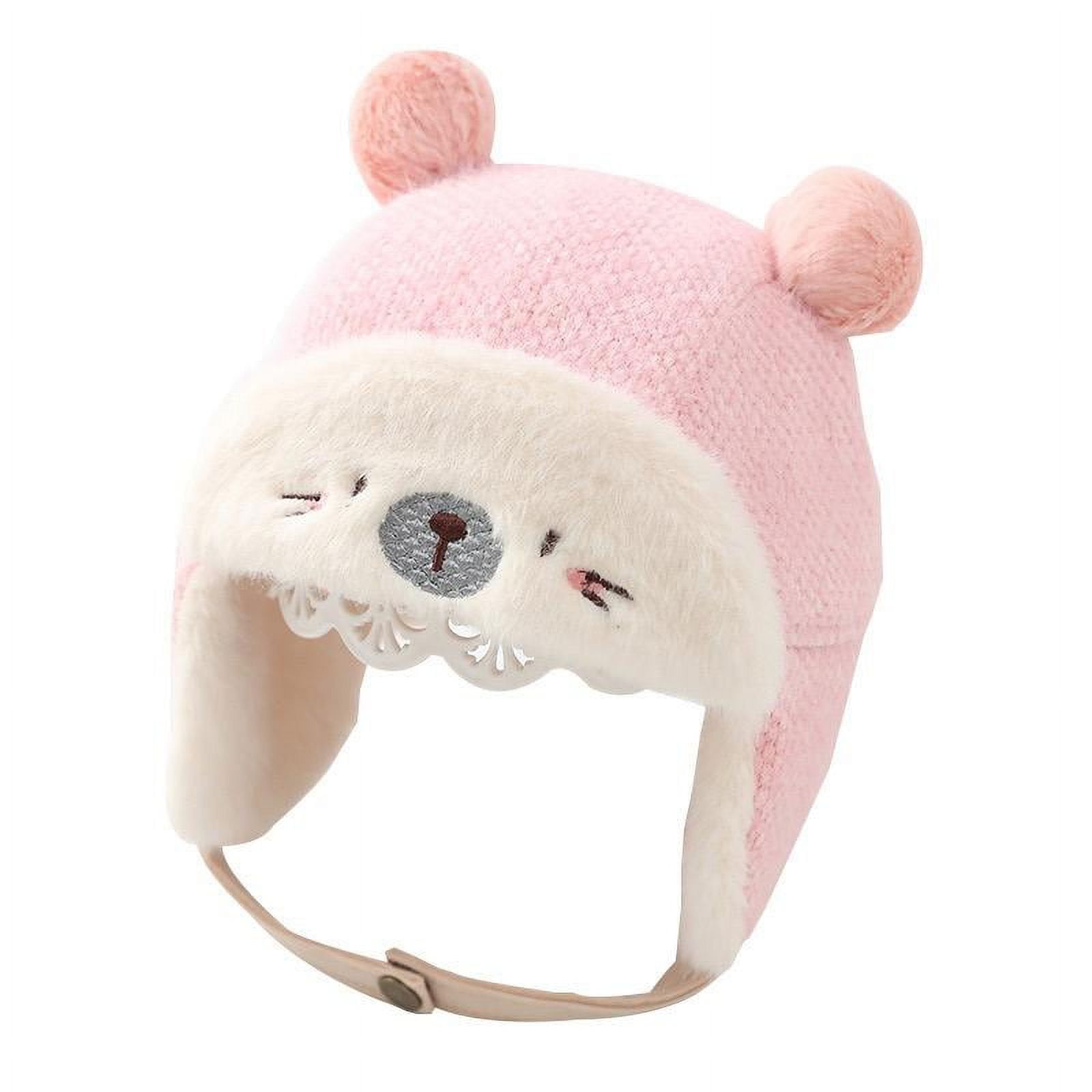 Genérico - Gorros De Invierno Con Interior De Chiporro Para Bebe Rosado
