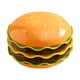 thumbnail image 1 of Plato De Salsa De Soja De Los Cuencos De Inmersión Pequeños Platos De Servicio Para Platos Laterales Conjunto De 7 Platos Pequeños De Aperitivo En Forma De Hamburguesa Individuales Para Pl, 1 of 3