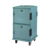 Contenedor Isotérmico Profesional Cambro Upc1600 Azul Pizarra Con Ruedas