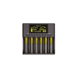 Tecnolab - Cargador De Pilas Con Pantalla Digital - Ps
