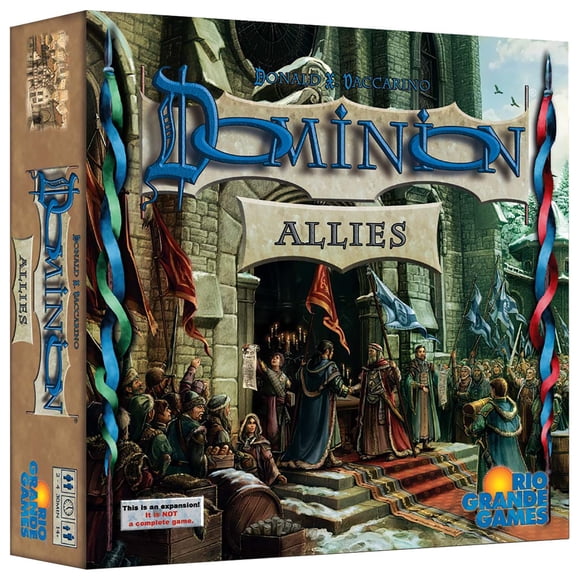 Juego de cartas Rio Grande Games Dominion Allies Expansion
