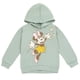 thumbnail image 3 of Set de ropa de Disney Minnie Mouse para niñas pequeñas, forro polar 3T, verde, 3 of 7