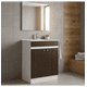 thumbnail image 1 of Mueble Vanitorio 60x47 cm Café Con Lavamanos Y Grifería ¡Listo para Instalar!, 1 of 5