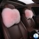 thumbnail image 2 of Almohada de reposacabezas SPANICE 15x30x25 cm Peluche Rosa, 2 of 7
