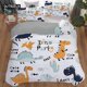 thumbnail image 1 of x618 Bed SheetsCartoon Dinosaur Toddler Bedding Set Cartoon Animals Duvet Cover Microfiber Quilt Cover With Pillowcases For Kids Boys Girl Teen 3-Piece Bedding Set (1 Duvet Cover + 2 Pillow Shams) nj6, 1 of 5