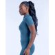 thumbnail image 4 of Polera Gym Mujer Ajustada con Cierre Completo Manga Corta - YJ341, 4 of 4