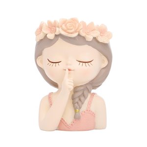 Ioensy - Macetero De Cabeza, Adorno Decorativo, Maceta De Resina Para Decoración Del Hogar De Oficina, Estilo B