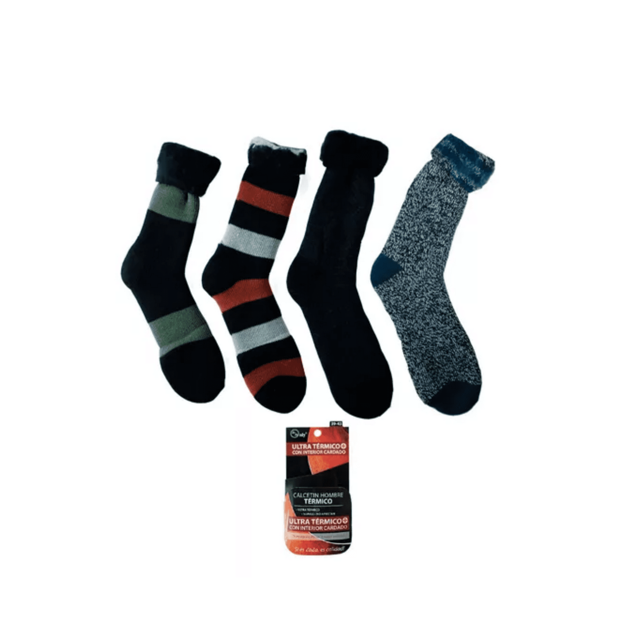 Ekolmac - Pack 3 Calcetines Chiporro Térmicos Largos