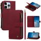 thumbnail image 1 of Funda Tipo Libro iPhone 13 Pro con Cierre Magnético y Ranuras, Rojo, 1 of 6