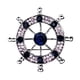 thumbnail image 3 of Rhinestone Crystal Ship Volante Helm Pin Broche Ramilletes Plata, 3 of 3