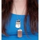 thumbnail image 2 of Colgante Doble Etiqueta Militar Cupimatch Unisex Plateado, 2 of 3