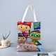 thumbnail image 2 of Super Why Bolso de tela con estampado de lienzo para mujer, bolsa de compras reutilizable y estética, con cremallera interior, regalo para mujer,38*45cm., 2 of 6