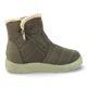 thumbnail image 1 of Botín Mujer Acolchado Cremallera Pelo Interior Olivo New Walk, 1 of 1