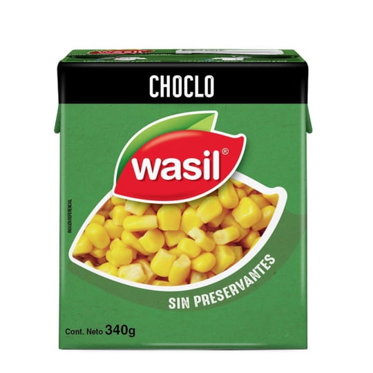 Choclo Caja Drenado 190 g - Neto 340 g Wasil