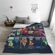 thumbnail image 4 of Manta de forro polar supersuave de Stephen King Book Fronts, extragrande, fina y ligera, ideal para todas las estaciones, 203 x 152 cm, para adultos., 4 of 7