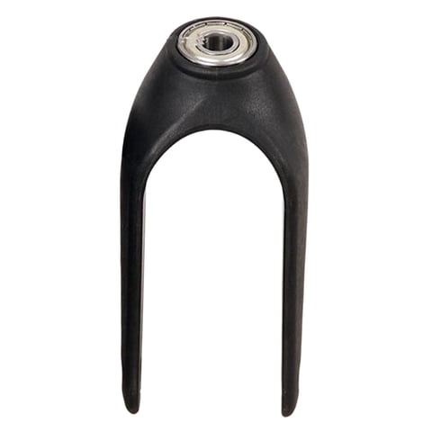 Magideal - Kit De Horquilla Delantera Para Silla De Ruedas, Rodamiento De 1,2 Cm, Plástico Abs, Pies De Repuesto Negros Para Sillas De Ruedas Estándar, Andadores - 8 Pulgadas