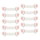 thumbnail image 4 of 10 Piezas Bebé Niño Gabinete Cerradura De Seguridad Niños Cajón Armario Puerta Cerraduras Rosa, 4 of 5