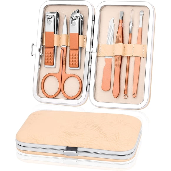 Set Manicure HOLDUDREAM 7 Piezas Acero Inoxidable Viaje