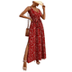 thumbnail image 1 of Vestido De Mujer Largo Estampado Floral Tipo Camiseta Cinturon, 1 of 7