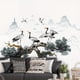 thumbnail image 1 of 1pc, Chinese Crane Wall Sticker - Elegant Room Decor for Home and Scene Decoration, 1 of 3