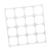 Magideal - Marco De Pared De Globos, Tablero De Fondo Para Pared De Boda, Arreglo Floral, Rejilla De Globos 16 Cuadrícula