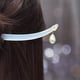 thumbnail image 1 of Vintage Chinese Style Cheongsam Hair Accessories: Handmade Hanfu Acetate Hairpin with Jade Flower Tassel, 1 of 5