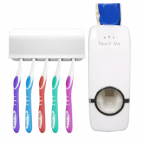 Genérico - Dispensador Automático Pasta Dental Con Soporte 5 Cepillos