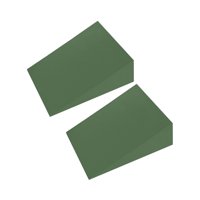 Ioensy - 2 Uds Tablero Inclinado Camilla De Pantorrilla Fitness Eva Talón Camilla Yoga Cuña Bloques Verde 12Cm X 15Cm X 5Cm