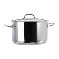 Olla Con Tapa Y Asas 10Lt Acero Inoxidable 28X17Cm Lacor