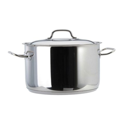 Olla Con Tapa Y Asas 10Lt Acero Inoxidable 28X17Cm Lacor