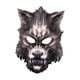 thumbnail image 1 of Máscara De Lobo De Halloween Hombre Lobo Animal Media Cara Para Disfraz Night Show Aldult, 1 of 2