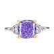 thumbnail image 1 of Anillos de Boda para Mujer Anillos de Plata Esterlina S925 para Mujer Corte Cojín 8 X 8 Mm Zirconia Bandas de Compromiso para Mujer Elegantes Hipoalergénicas Anillos de Promesa Personalizados, 1 of 9
