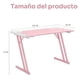 thumbnail image 3 of Escritorio Gamer Rosa Con Iluminación Rgb 120cm Videojuego Chic Home, 3 of 3