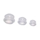 thumbnail image 3 of 3 Piezas Cupping Set Copa de Silicona para Masaje Relajante Ventosa de Succión Profesional Copa Terapéutica para Relajación Muscular Fácil de Limpiar Claro, 3 of 5