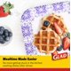 thumbnail image 5 of Platos de papel desechables Glad Square, 22 cm, 50 unidades, color morado, 5 of 7