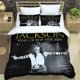 thumbnail image 1 of Michael Jackson printed Bedding Sets exquisite bed supplies set duvet cover bed comforter set bedding set luxury birthday giftBed Sheets, 1 of 5
