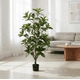 thumbnail image 2 of Planta Artificial Decorativa Tipo Arbusto 1.5m Con Macetero, 2 of 5
