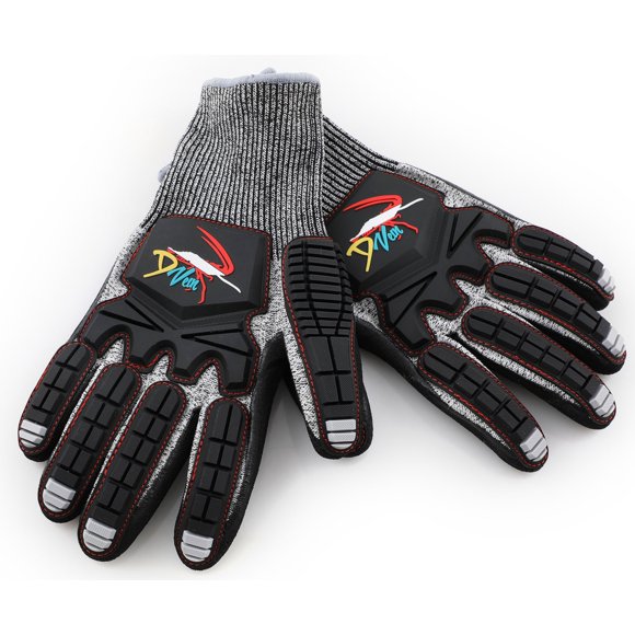 Guantes de buceo D Vein Kevlar para langosta, talla grande, resistentes a perforaciones