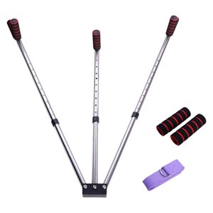 Ioensy - Equipo De Estiramiento De Piernas De 3 Barras, División De Piernas Para Gimnasia De Ballet, 9 Agujeros