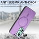 thumbnail image 5 of Magnetic Slim Case for OPPO Reno 11 5G with Camera Guard & Anti-Scratch Back Purple, 5 of 5