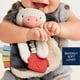 thumbnail image 5 of Tela de sherpa Baby Lovey Itzy Ritzy Itzy Lovey con forma de vaca mordedora, 5 of 6
