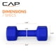 thumbnail image 3 of Par de mancuernas CAP Barbell, neopreno, 5,4 kg, Admiral Blue, 3 of 7