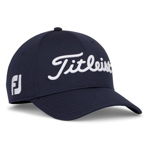 Gorra De Golf Titleist Tour Elite, Color Azul Marino/Blanco, Talla Media/Grande